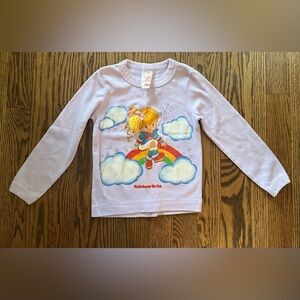 Rainbow Brite w/ 3D Hair & Bow Detail Lavender Long Sleeve Tee for Kids/toddler